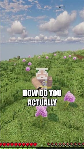 How to Turn Powder Snow into Water in Minecraft #minecraft #minecraftbeauty