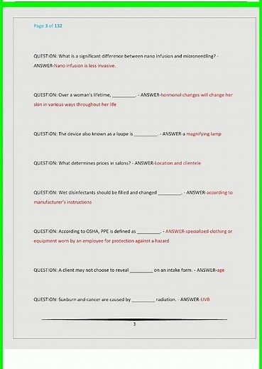 MILADY CIMA FINAL EXAM VERSION 1 2 3 WITH STUDY GUIDE ALL 400 QUESTIONS AND DETAILED SOLUTIONS LATES