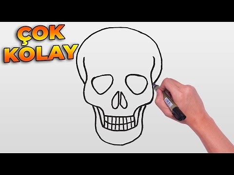 HOW TO DRAW A SKULL? | VERY EASY SKULL DRAWING