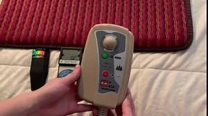 MediCrystal Infrared Heat Amethyst Tourmaline Mini Mat - 32" L x 20" W - Natural Crystals - Adjustable FIR Heating 86°-158°F - Deep Warming Hot Stone Pad - for Back Health - Original Manufacturer