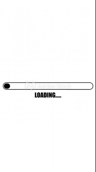 Loading bar icon with progress indicator looped animation.Abstract loading bar and lines for progress interface elements.