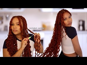 GODDESS PASSION BRAIDS Tutorial Knotless | Beginner Friendly