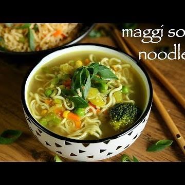 noodle soup recipe | maggi soupy noodle recipe | how to make maggi soup recipe