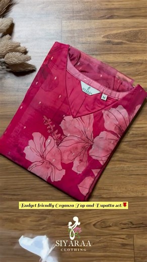 Siyaraa | New Launch🌹 Comment SIYA 066 for more details!🌻 For quick replies kindly WhatsApp us at 93445 49741 📱 #organzaset #2pieceset... | Instagram