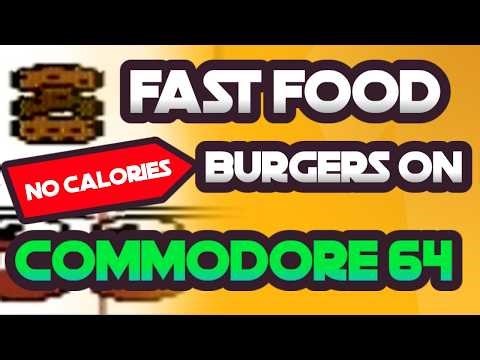 Calorie-Free Burger Games 🍔 | Commodore 64 Sprite Multiplexing Explained