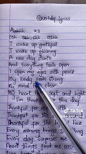 Handwritten Country Song Lyrics — Find & Read Popular Lyrics