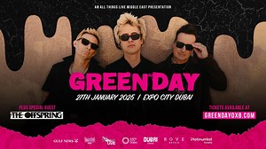 It’s showtime! Green Day takes the stage tonight at Expo City Dubai for their first-ever Middle East performance, joined by The Offspring! Don’t worry about the ride—RTA Dubai has extended Metro services until 12:05 AM to ensure you get to and from the venue smoothly. If you haven’t grabbed your tickets yet, this is your last chance: GREENDAYDXB.com Let’s rock, Dubai! 🤘 #TGFM | The Global Filipino Magazine