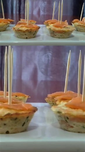 Terrines aux deux saumons ❗❗ Magnifiques pour débuter les fêtes ❓💕❗ #youyoutuberlikes #fêtedenoël #4