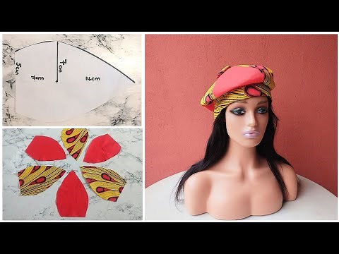 EASY Beret DIY Tutorial Easiest Pattern on Youtube! 6 Panels