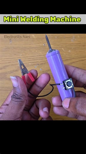 DIY mini spot welder with battery | welding machine #diy #welding #machine #short