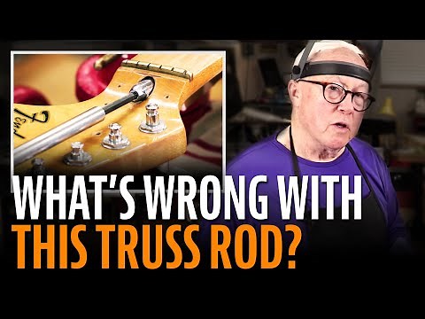 What's wrong with this Fender truss rod?