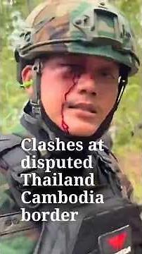 Thai security forces clash with Cambodian protesters at disputed border | Radio Free Asia (RFA)