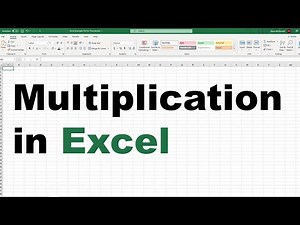 Multiplication in Excel - How to Multiply Numbers in Different Ways (Asterisk or PRODUCT Function)