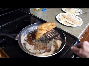 How to fry Fresh Pickerel, Walleye fillets.