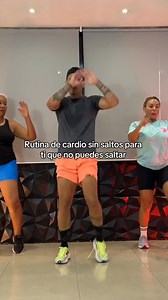 Rutina de cardio sin saltos para ti que no puedes saltar 🔥💪🏻 | Cardio Abdomen