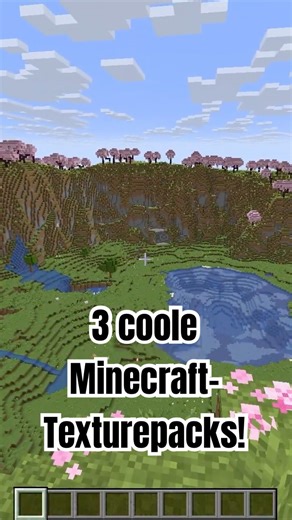 Hier sind 3 coole Minecraft-Texturepacks! #shorts #minecraft #texturepack #mcshorts