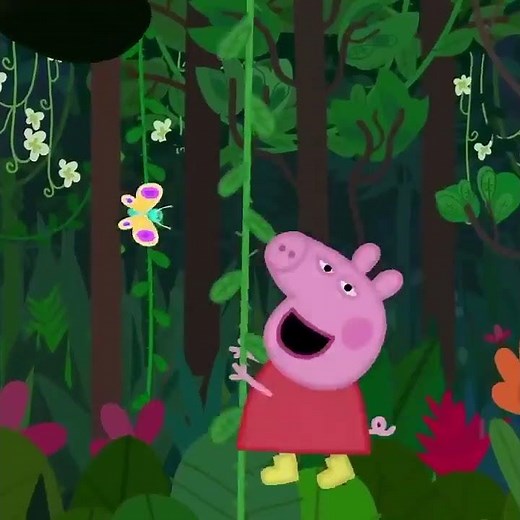 Can Peppa Pig Fly? 🐷 🌴 #shorts