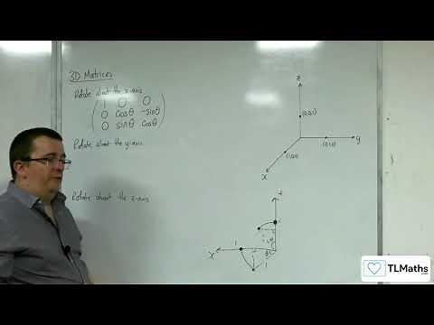 A-Level Further Maths C3-24 3D Matrices: Deriving the General Rotation Matrices