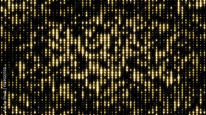 Gold glitter texture animation on dark background.