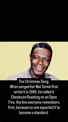 When people hear chestnuts on an open fire, they hear Nat King Cole. The recording feels timeless, measured, calm. What often surprises listeners is that the song was written during a brutal heat wave in 1945, when Mel Tormé and Bob Wells tried to imagine winter as a way to cool their minds. It began as a notebook of short images, not a polished carol. #natkingcole #thechristmassong #musiclegacy #holidayclassics #recordinghistory | African World