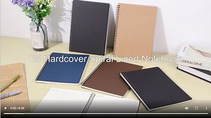 Watch B5 Hardcover Spiral Lined Notebook on Amazon Live