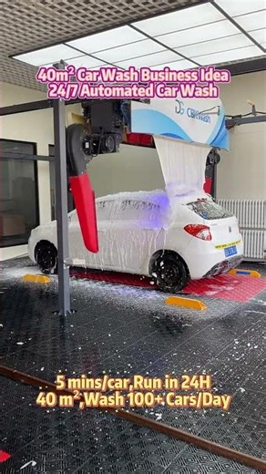 Automated car washing brings an efficient wash experience even in small spaces.