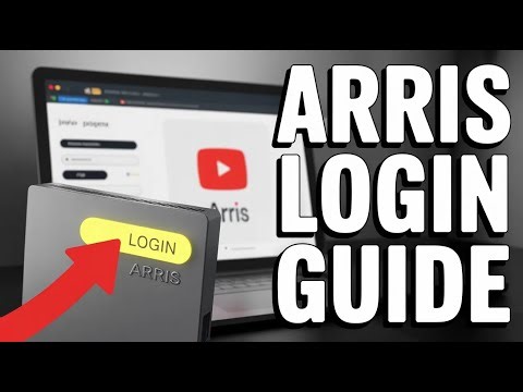 How to login to Arris modem settings - Step by Step