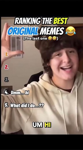 Ranking the best original memes 🤣😂