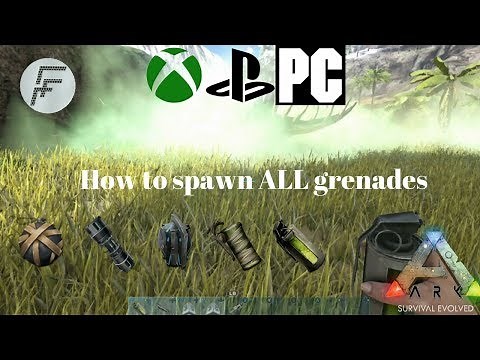 ARK: Survival Evolved How to spawn all grenades