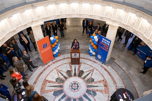 17 reactions | At Boise State Day at the Capitol on February 22,...