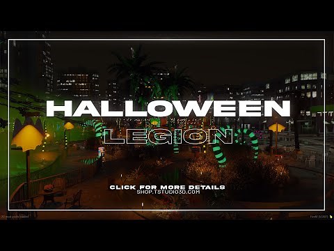 [MAP] Halloween Legion Park & Mission Row Park FiveM GTA 5 RP Exterior