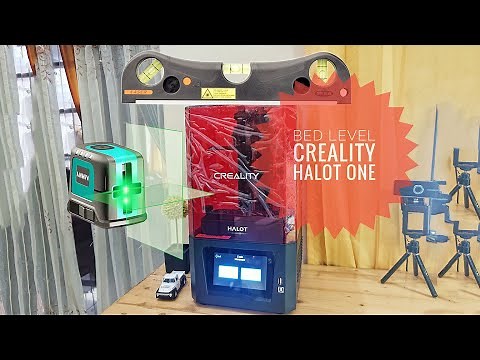 Bed Leveling Creality Halot One CL 60