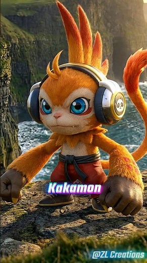 Fukamon to SeitenGokuwmon Evolution #Digimon #DigimonAI #Digivolution