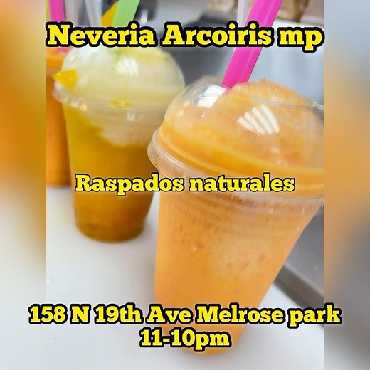 Yummy 🤤 deliciosos antojitos como elotes doritos preparados signature shakes y mucho mas te va a gustar solo aquí en Neveria Arcoiris mp abiertos todos los días de 11-10pm en 📍🤤158 N 19th Ave Melrose park | Neveria Arcoiris inc