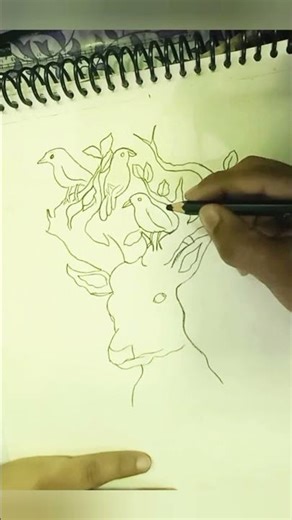 Realistic Deer Drawing 🦌 | Pencil Art Magic