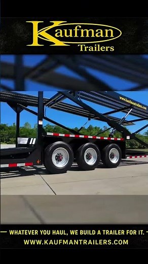 Kaufman Max 6-Car Hauler | Our Largest Auto Transport Trailer. #Auto transport￼