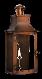 Terra Gas or Electric Copper Lantern