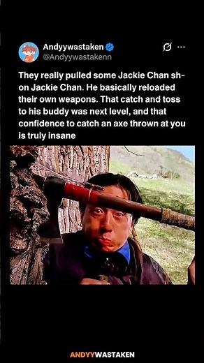 In Shanghai Noon (2000), The Cleanest Weapon Catch You’ll Ever See