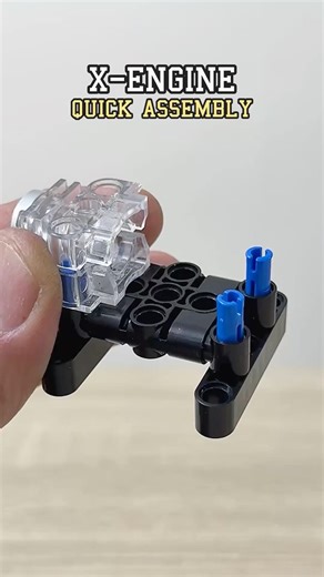 X-Engine Quick Assembly #lego #legotechnic #engine #mechanical