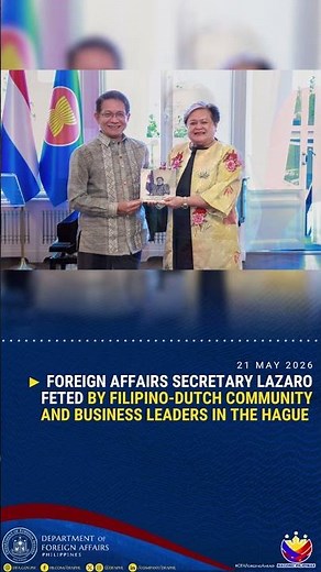 Foreign Affairs Secretary Lazaro Feted by Filipino-Dutch Community and Business Leaders in The Hague