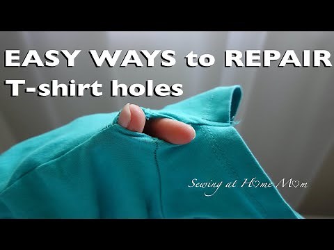 Sewing Holes in Clothes | Sewing Hacks | Easy Repair | Repair Armpit Hole