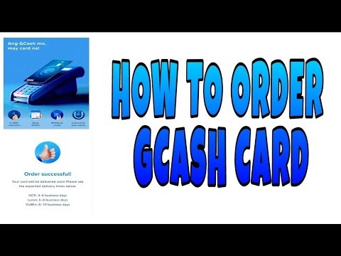 How To Order GCash Card || Gcash