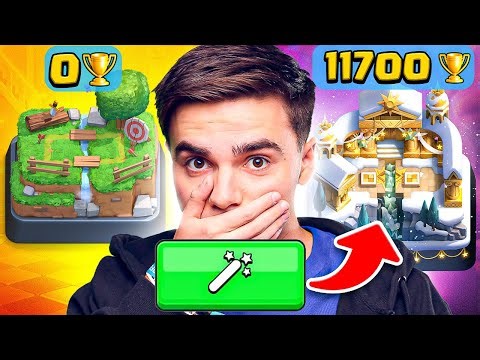 Le MODE IMPOSSIBLE de CLASH ROYALE JUSQU'AU 11700 TROPHÉES !!