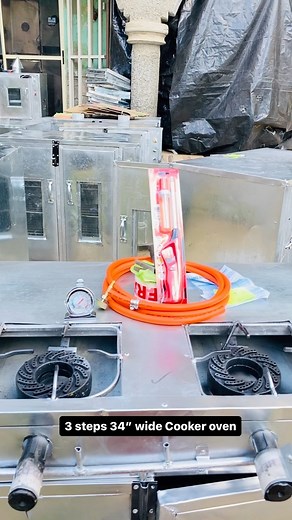 3 steps 34” wide oven with double gas cooker. This is perfect for a baker, chef and catering business. The industrial cooker makes its suitable for daily commercial use. Available in electric and gas or gas and charcoal Note the cooker top uses only gas Price:100,000 Available in single size also(24” wide) 75,000 How to order: Dm or WhatsApp 08166455329 Pick up available | Nafs kitchenco Enterprise | Facebook