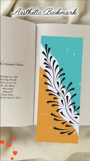 Easy Bookmark Ideas 📖🔖✍️ #shorts #art #painting #bookmark #nasheed #infinitepainter #digitalart