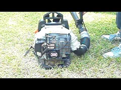 Echo Backpack Blower PB- 403T Cold Start and Run- Great Blower