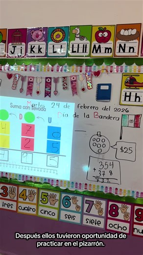 Sumas con llevada en segundo grado de primaria