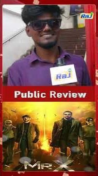 Mr. X (Tamil) Public Review | Arya | Gautham Ram Karthik | Manju Warrier | Mr.X FDFS Review | Raj Tv