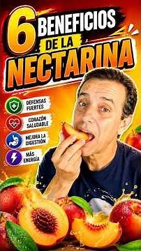 Improve your health with these 6 benefits of nectarines #shorts