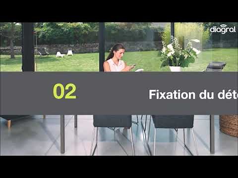 tuto installation micro detecteur ouverture diagral www.alloalarme.fr